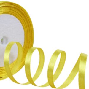 Saten Kurdele 3 cm 10 Metre Sarı