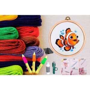 Punch Seti Nakış Seti Kasnaklı Kendin Yap Seti Seri 116