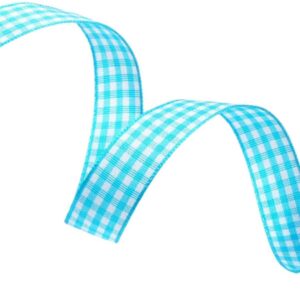 Tafta Ekoseli Kurdele 25 mm Mint 1 Metre