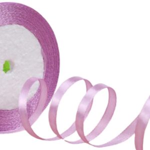 Saten Kurdele 6 mm Lila 10 Metre