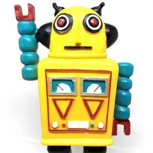 ANKAVERSE® Decotown Nostaljik Sevimli Uzaylı Robot Şeklinde Figür Biblo