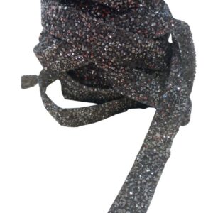 Silikonlu Yapıştırma Taş 1 cm Siyah 5 Metre