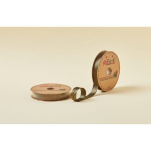 Biye Saten Katlı 018 Haki 2 cm 25 Metre %100 Polyester