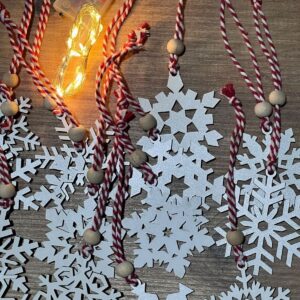 Ahşap Yılbaşı Ağaç Süsü-BY15 (5286)