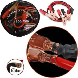 Akü Takviye Kablosu 1200 Amper (Taşıma Çantalı) (5286)