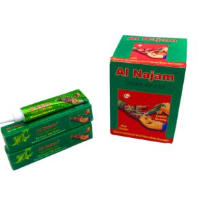 12 ADET AL NAJAM KIRMIZI TÜP KINA 30GR (5286)