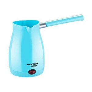 AWOX CAFFEEN MAVİ ELEKTRİKLİ CEZVE TÜRK KAHVESİ MAKİNESİ PLASTİK ÇİFT AĞIZ 0.4LT - 5 FİNCAN 1000W (5286)