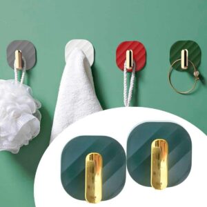 ANKAVERSE® 2li Yapışkanlı Retro Askılık Dolap Kapak Kulpu Yeşil