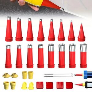 ANKAVERSE®30 Parça Silikon Kalafat Mastik Alet Seti Mastik Ucu