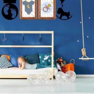 ANKAVERSE® DECO103 Supermen Dekoratif Duvar Süsü Tablo Aksesuar Ahşap Tasarım Hediye Pano Sticker Seti