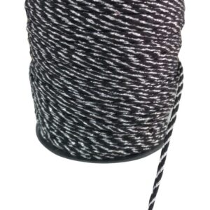 Bileklik ipi, Hediye Paketleme ipi, Şans, Bereket, Aşk, Şifa, Güç 1 mm Pamuk 1 metre Siyah