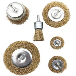 ANKAVERSE® 6'lı Pimli Tel Fırça Seti Pas Yağ Kir Boya Yapışkan Çözücü