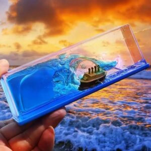 Batmayan Gemi Hediyelik Dekoratif Ev ve Ofis Hediyesi Özel Aşk Gemisi (5286)