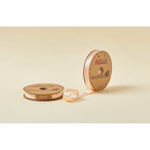 Biye Saten Katlı 013 Somon 2 cm 25 Metre %100 Polyester