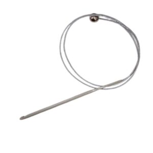 Misinalı Çelik Stoplu Tığ Şiş 3,5 Numara 60 cm