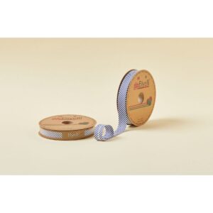 Biye Çizgili Katlı C08 Lacivert 2 cm 25 Metre %65 Koton %35 Polyester