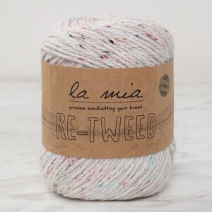 La Mia Re-Tweed Krem Melanj El Örgü İpi - L155