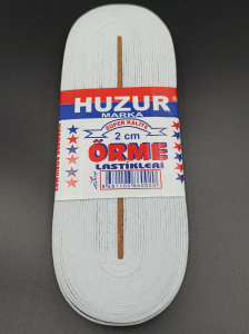 BEYAZ - 2CM PAÇA LASTİK YASSI GENİŞ 10MT (5286)