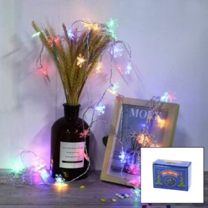 BEYAZ 5MT FİŞLİ KAR TANE DEKOR LAMBA (5286)