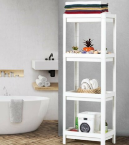 BEYAZ DİKDÖRTGEN RAF ÜNİTESİ PLASTİK (5286)