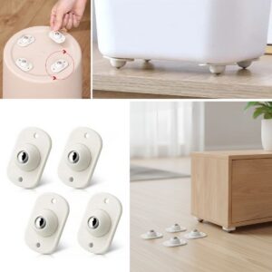 Beyaz Eşya ve Mobilya İçin 4’lü Tekerlekli Kaydırma Aparatı – Hafif ve Orta Ağırlıktaki Ürünler İçin Pratik Kaydırıcı Set (5286)