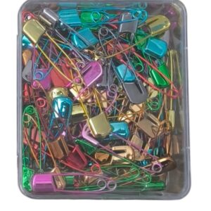 Çengelli İğne Kilitli Bebe Renkli Büyük 100 Adet