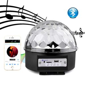 Bluetooth Sd Aux Usb Led Disko Lamba Topu Speaker (5286)