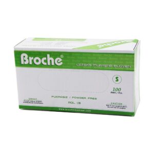 BROCHE  S  PUDRASIZ MUAYENE ELDİVENİ 100LÜ (5286)