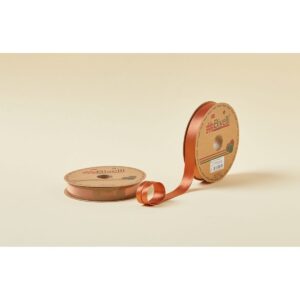 Biye Saten Katlı 072 Kahverengi 2 cm 25 Metre %100 Polyester