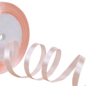 Saten Kurdele 6 mm Pudra 10 Metre