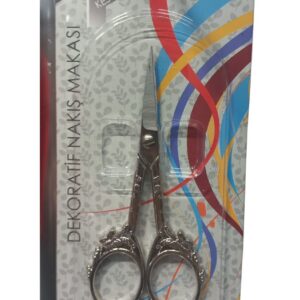 Nakış Makası Dekoratif Gümüş YBL-403 Model 12