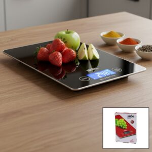 CAM MUTFAK TARTISI TERAZİ LCD EKRAN 5KG/1GR PİLLİ=CR2032 GR/OZ/ML/IB ÖLÇÜM SKS-4526 (5286)