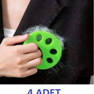 Çamaşır Makinesi Ve Evcil Hayvanlar İçin Tüy Toplayıcı Yıkanabilir Aparat 4 Adet (5286)