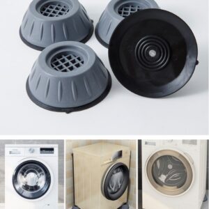 Çamaşır Makinesi Titreşim Engelleyici Stoper GRİ 4 lü Set (5286)