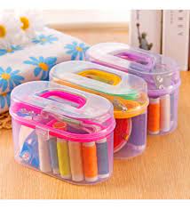 ÇANTALI DİKİŞ ÇEYİZ SETİ İPLİK - İĞNE - MAKAS- MEZURA (5286)