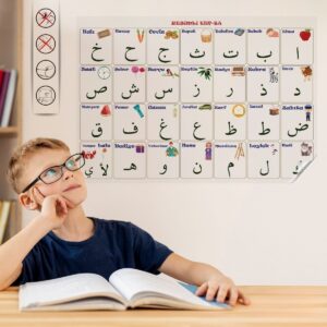 ANKAVERSE® 70x100 cm Statik Kağıt Elif-Ba Öğrenme Tahtası