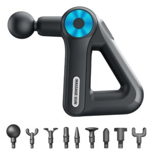 ANKAVERSE® 12 Farklı Başlıklı Profesyonel Masaj Tabancası - Kas Gevşetici ve Yorgunluk Giderici Masaj Aleti