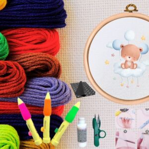 Punch Seti Nakış Seti Kasnaklı Kendin Yap Seti Seri 52