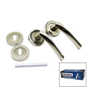 ÇELİKEL-07 AMERİKAN ODA KAPI KOLU NİKEL SATEN (5286)