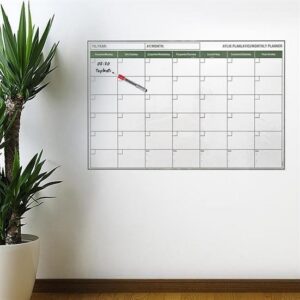 ANKAVERSE® Manyetik Yapışkanlı Bir Aylık Program Planlayıcı Takvim 85x56 cm