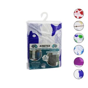 ÇİF KANAT POLYESTER BANYO PERDESİ 2PCS X 180X110CM - 12 HALKALI (5286)