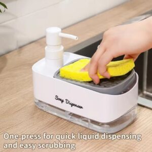 Çift Hazneli Sıvı Sabunluk, Süngerlik ve Otomatik Deterjanlık (5286)
