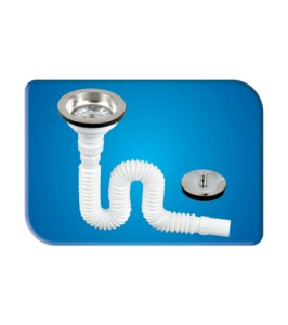 ÇÖPMAK KAFALI FİLTRELİ KÖRÜKLÜ SİFON (5286)