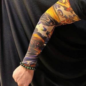 Çorap Dövme Giyilebilir Kol Bacak Dövmesi Likralı 2 Adet Model 27 (5286)