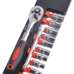 CR-V SOCKET SET 12 PARÇA  1/2 inç  VAKUMLU LOKMA SETİ (5286)