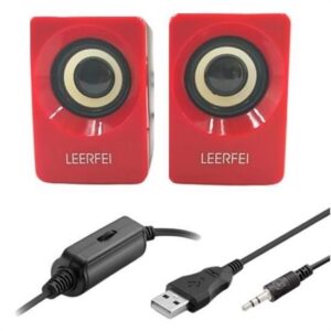 ANKAVERSE® N62 1+1 Multimedia USB ve Jacklı Mini Hoparlör Yüksek Stereo Ses Sistemi
