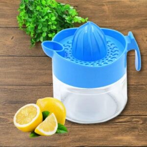 ANKAVERSE® 300ml Cam Hazneli Pratik Limon Narenciye Sıkacağı KC-405