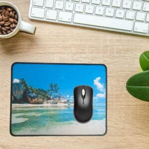 ANKAVERSE® 25x32 cm Küçük Boy Mouse Pad Manzara Ada
