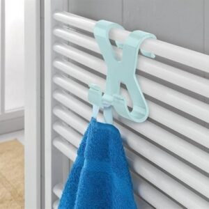 ANKAVERSE® Hang it Pratik Kolay Taşımabilir Havlupan 2 Kancalı Banyo Askısı