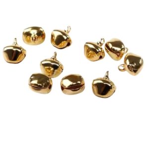 Amigurimi Mini Çan Altın Renk Çan 5'li